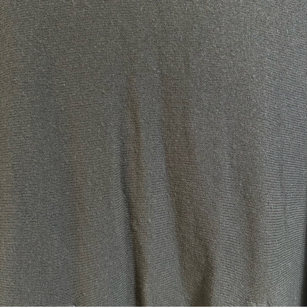 Garnet Hill dark Gray Wool Cashmere Oversized Turtleneck Sweater tunic small - Picture 6 of 9